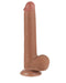 LoveToy - Dildo Met Sliding Skin Technologie - 22 x 3.7 cm - Verwijderbare Zuignap - Medium Huidskleur-Laced-up.nl