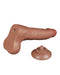 LoveToy - Dildo Met Sliding Skin Technologie - 22 x 4.3 cm - Verwijderbare Zuignap - Medium Huidskleur-Laced-up.nl