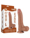 LoveToy - Dildo Met Sliding Skin Technologie - 22 x 4.3 cm - Verwijderbare Zuignap - Medium Huidskleur-Laced-up.nl