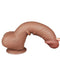 LoveToy - Dildo Met Sliding Skin Technologie - 24 x 4.3 cm - Verwijderbare Zuignap - Lichte Huidskleur-Laced-up.nl