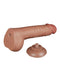 LoveToy - Dildo Met Sliding Skin Technologie - 24 x 4.3 cm - Verwijderbare Zuignap - Lichte Huidskleur-Laced-up.nl