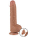 LoveToy - Dildo Met Sliding Skin Technologie - 24 x 4.3 cm - Verwijderbare Zuignap - Lichte Huidskleur-Laced-up.nl