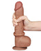 LoveToy - Dildo Met Sliding Skin Technologie - 24 x 4.3 cm - Verwijderbare Zuignap - Lichte Huidskleur-Laced-up.nl