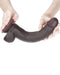 LoveToy - Dildo Met Sliding Skin Technologie - 24 x 4.5 cm - Bruin-Laced-up.nl