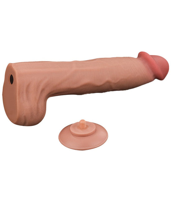 LoveToy - Dildo Met Sliding Skin Technologie - 36 x 6.6 cm - Lichte Huidskleur-Laced-up.nl