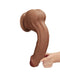 LoveToy - Sliding Skin Dildo - Lengte 29 cm - Bruin-Laced-up.nl