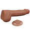 LoveToy - Sliding Skin Dildo - Lengte 29 cm - Bruin-Laced-up.nl