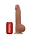 LoveToy - Sliding Skin Dildo - Lengte 29 cm - Bruin-Laced-up.nl