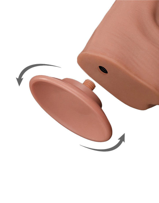LoveToy - Sliding Skin Dildo - Lengte 29 cm - Lichte Huidskleur-Laced-up.nl