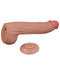 LoveToy - Sliding Skin Dildo - Lengte 31 cm - Lichte Huidskleur-Laced-up.nl