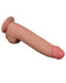 LoveToy - Sliding Skin Dildo - Lengte 31 cm - Lichte Huidskleur-Laced-up.nl
