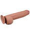 LoveToy - Sliding Skin Dildo - Lengte 31 cm - Lichte Huidskleur-Laced-up.nl