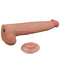 LoveToy - Sliding Skin Dildo - Lengte 34 cm - Lichte Huidskleur-Laced-up.nl