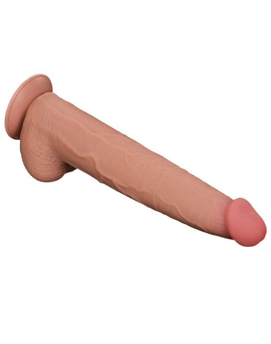 LoveToy - Sliding Skin Dildo - Lengte 34 cm - Lichte Huidskleur-Laced-up.nl