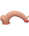 LoveToy - Sliding Skin Dildo - Lengte 34 cm - Lichte Huidskleur-Laced-up.nl