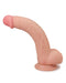 LoveToy - Sliding Skin Dildo - Lengte 24 cm - Lichte Huidskleur-Laced-up.nl