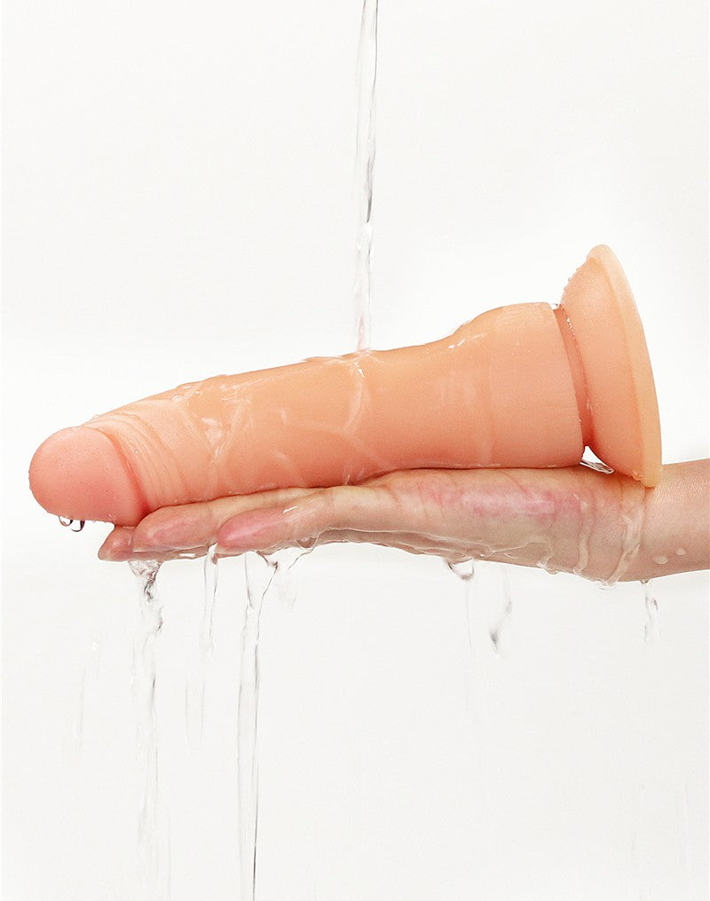 LoveToy - Easy Strap-on Set Met Dildo - 19 cm - Lichte Huidskleur-Laced-up.nl