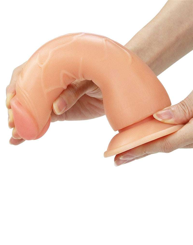 LoveToy - Easy Strap-on Set Met Dildo - 19 cm - Lichte Huidskleur-Laced-up.nl