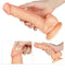 LoveToy - Easy Strap-on Set Met Dildo - 19 cm Met Balzak - Lichte Huidskleur-Laced-up.nl