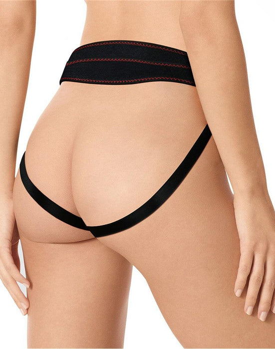 LoveToy - Easy Strap-on Set Met Dildo - 21,5 cm Met Balzak - Lichte Huidskleur-Laced-up.nl