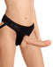 Lovetoy - Easy Strap-on Set Met dildo Van 21,5 cm Met Balzak - Lichte Huidskleur-Erotiekvoordeel.nl