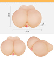 LoveToy - F*ck Me Bare - Perfect Pussy & Ass - Masturbator - Buikpositie-Laced-up.nl
