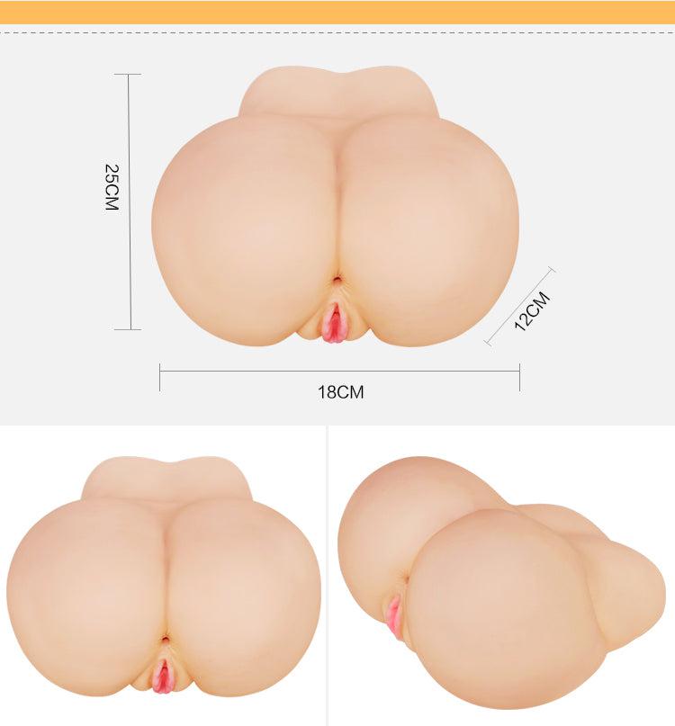 LoveToy - F*ck Me Bare - Perfect Pussy & Ass - Masturbator - Buikpositie-Laced-up.nl