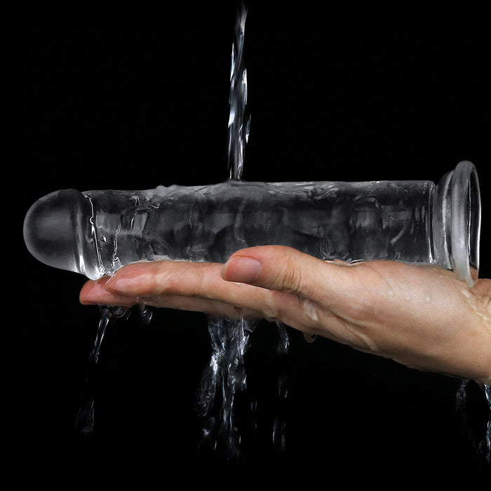 Lovetoy - Flawless - Dildo - 18 x 3,5 cm - Transparant-Erotiekvoordeel.nl