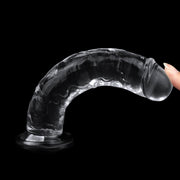 LoveToy - Flawless - Dildo - 18 x 3,5 cm - Transparant-Laced-up.nl