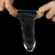 LoveToy - Flawless - Transparante Penis Sleeve - 15.5 cm-Laced-up.nl