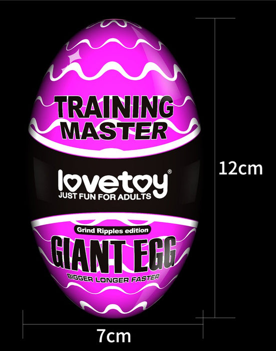 LoveToy - Giant Egg - Masturbator Ei - Paars-Laced-up.nl