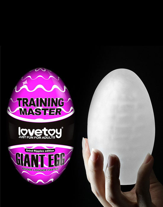 LoveToy - Giant Egg - Masturbator Ei - Paars-Laced-up.nl