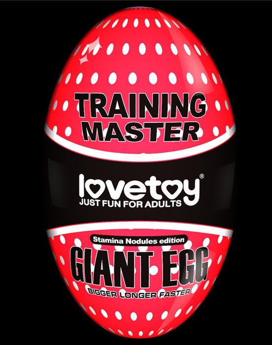LoveToy - Giant Egg - Masturbator Ei - Rood-Laced-up.nl