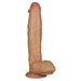 LoveToy - Legendary - King Size Realistische Dildo - 28 cm - Lichte Huidskleur-Laced-up.nl