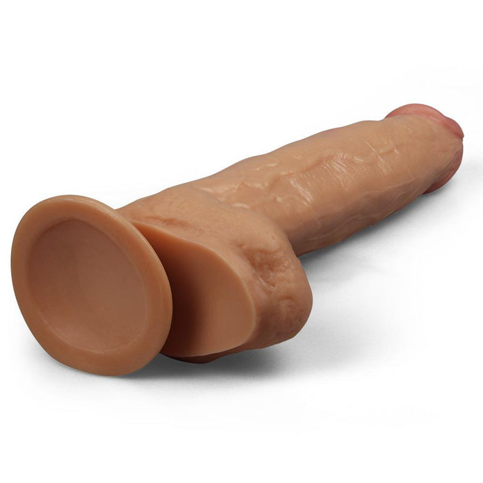 LoveToy - Legendary - King Size Realistische Dildo - 28 cm - Lichte Huidskleur-Laced-up.nl
