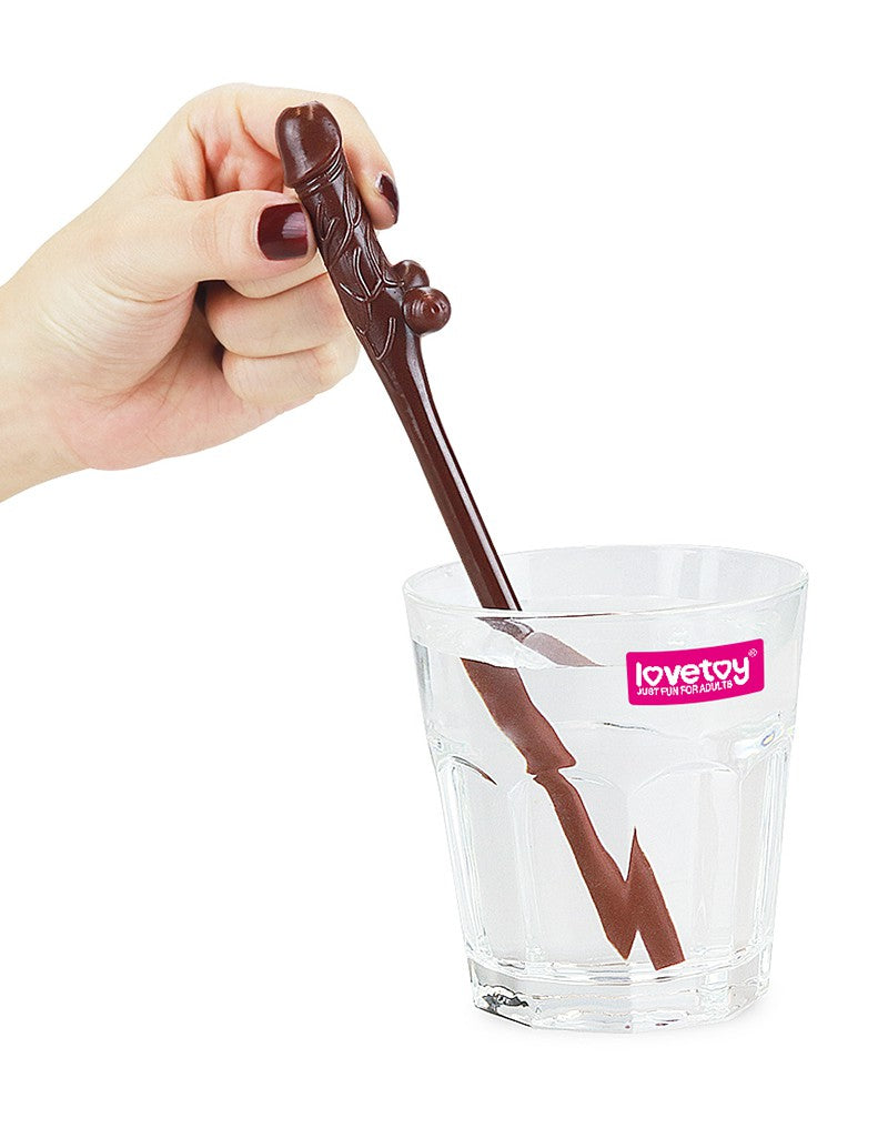 LoveToy - Herbruikbare Piemel Drinkrietjes - Lichte En Donkere Huidskleuren-Laced-up.nl