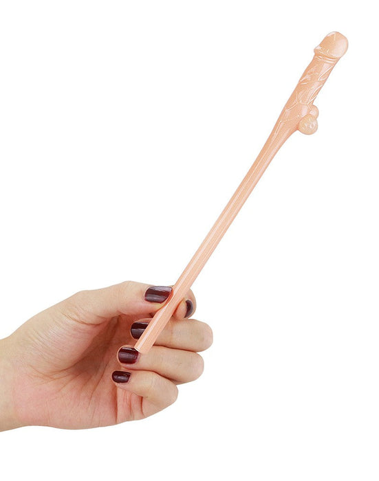 LoveToy - Herbruikbare Piemel Drinkrietjes - Lichte Huidskleur-Laced-up.nl