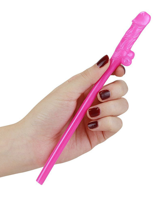 LoveToy - Herbruikbare Piemel Drinkrietjes - Multicolour-Laced-up.nl