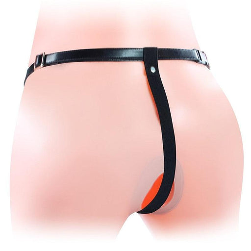 LoveToy - Holle Dubbele Penetratie Strap-on - 15 cm - Lichte Huidskleur-Erotiekvoordeel.nl