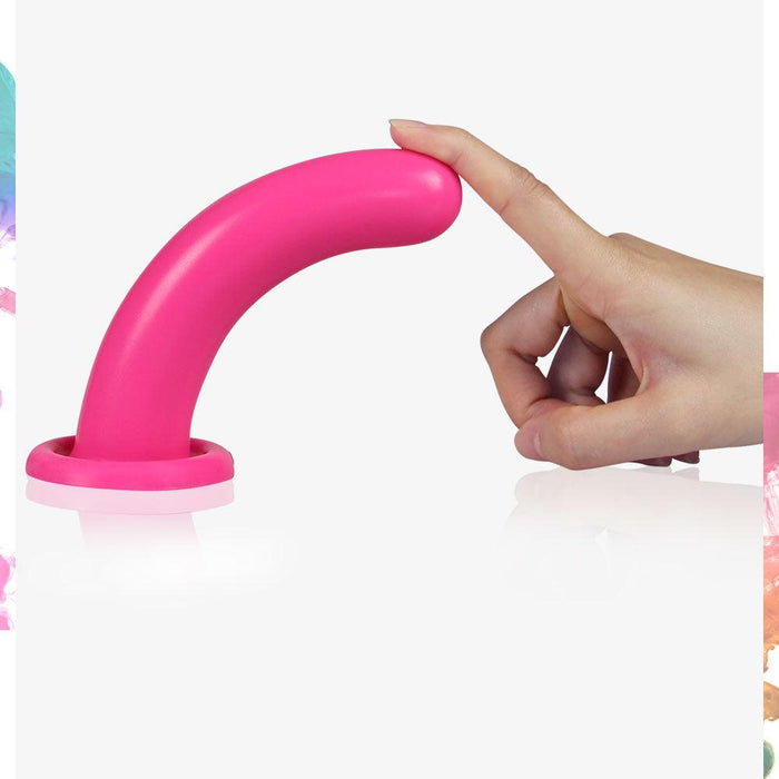 LoveToy - Holy Dong Jelly - Dildo met Zuignap - Vloeibare Siliconen - 14.5 x 3.2 cm - Roze-Laced-up.nl