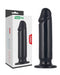 LoveToy - King Size Anaal Dildo 23 x 5 cm - Zwart-Laced-up.nl