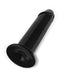 LoveToy - King Size Anaal Dildo 23 x 5 cm - Zwart-Laced-up.nl