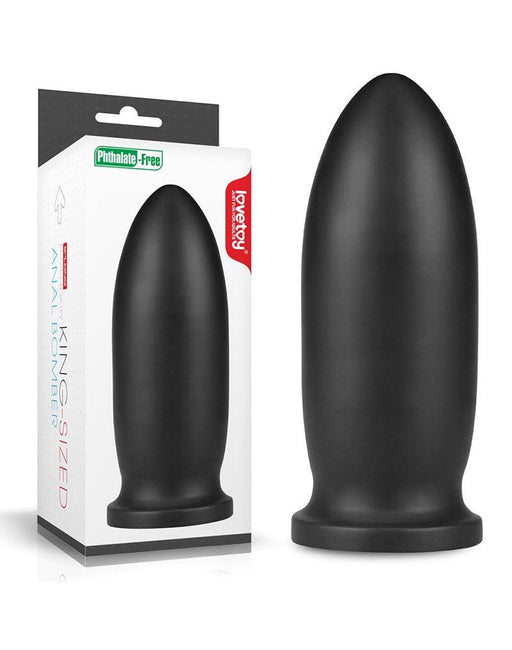 LoveToy - Anal Bomber - King Size Buttplug - Diameter 8.5 cm - Lengte 23 cm - PVC - Zwart-Laced-up.nl