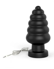 LoveToy - Anal Cracker - King Size Vibrerende Buttplug - 18 cm - Zwart-Laced-up.nl