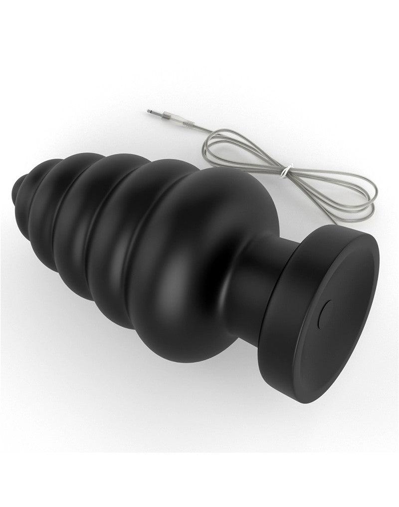 LoveToy - Anal Cracker - King Size Vibrerende Buttplug - 18 cm - Zwart-Laced-up.nl