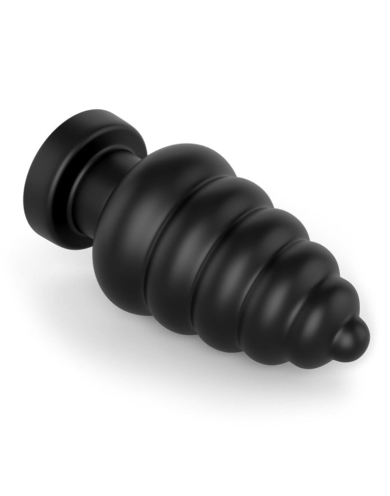 LoveToy - Anal Cracker - King Size Vibrerende Buttplug - 18 cm - Zwart-Laced-up.nl