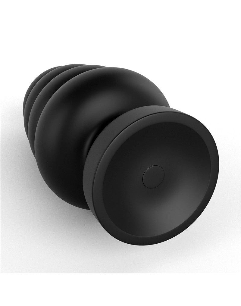 LoveToy - Anal Cracker - King Size Vibrerende Buttplug - 18 cm - Zwart-Laced-up.nl