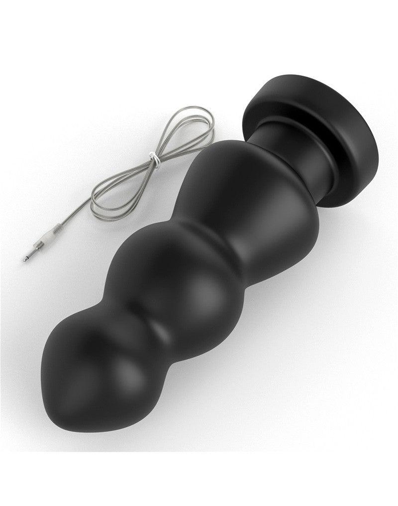 LoveToy - Anal Rigger - King Size Vibrerende Buttplug 20 cm - Zwart-Laced-up.nl