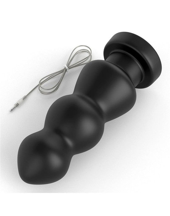 LoveToy - Anal Rigger - King Size Vibrerende Buttplug 20 cm - Zwart-Laced-up.nl