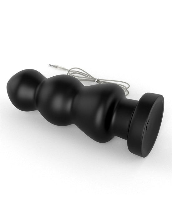 LoveToy - Anal Rigger - King Size Vibrerende Buttplug 20 cm - Zwart-Laced-up.nl